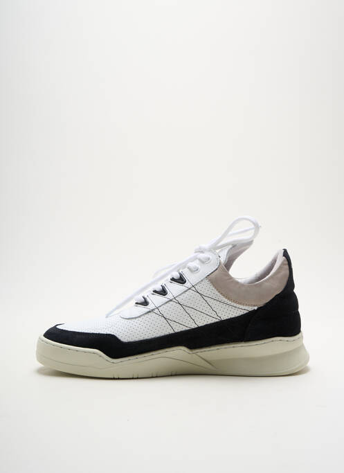 Baskets blanc FILLING PIECES pour homme