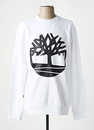 Sweat-shirt blanc TIMBERLAND homme