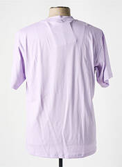 T-shirt violet WALK IN PARIS pour homme seconde vue