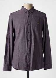 Chemise manches longues rose FARAH homme