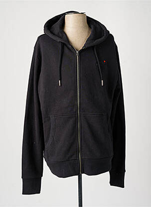 Sweat-shirt noir SUPERDRY homme