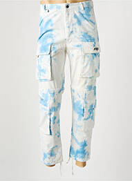 Pantalon cargo bleu HUMAN WITH ATTITUDE homme