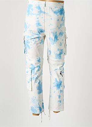 Pantalon cargo bleu HUMAN WITH ATTITUDE homme