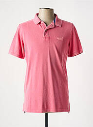 Polo rouge SUPERDRY homme