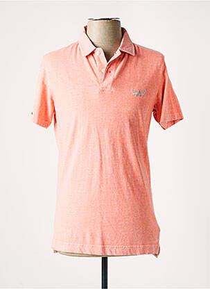 Polo orange SUPERDRY homme