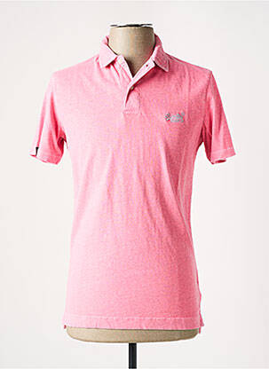 Polo rose SUPERDRY homme