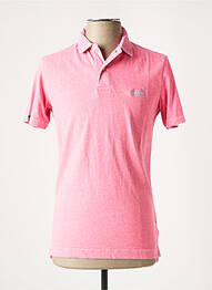 Polo rose SUPERDRY homme
