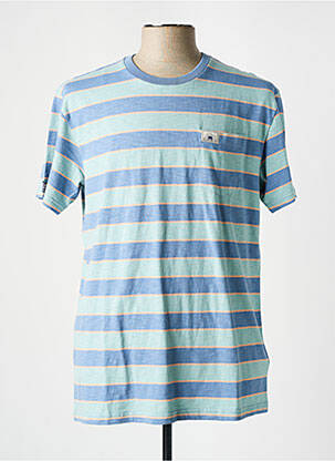 T-shirt bleu SUPERDRY homme