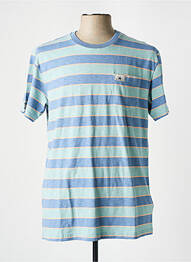 T-shirt bleu SUPERDRY homme