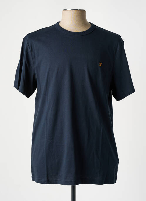 T-shirt bleu FARAH pour homme