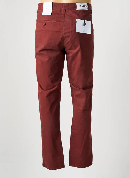 Pantalon chino rouge FARAH pour homme