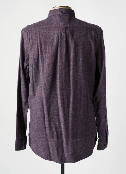 Chemise manches longues rose FARAH pour homme