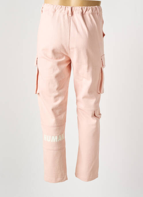 Pantalon cargo rose HUMAN WITH ATTITUDE pour homme