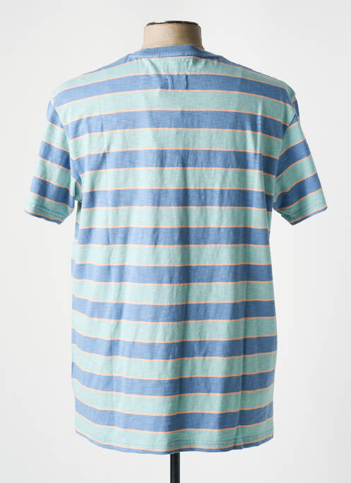 T-shirt bleu SUPERDRY pour homme