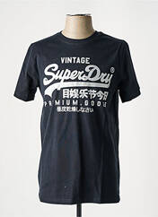 T-shirt noir SUPERDRY pour homme seconde vue