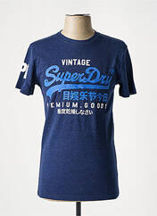 T-shirt bleu SUPERDRY pour homme seconde vue