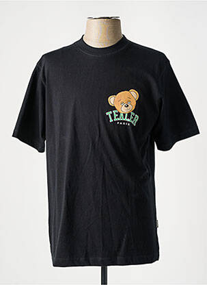 T-shirt noir TEALER homme