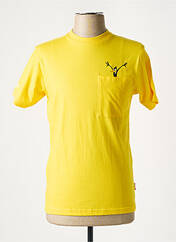 T-shirt jaune TEALER pour homme seconde vue