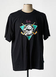 T-shirt noir TEALER homme