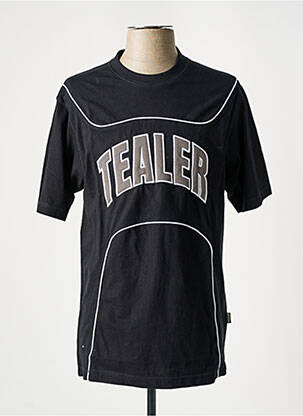 T-shirt noir TEALER homme