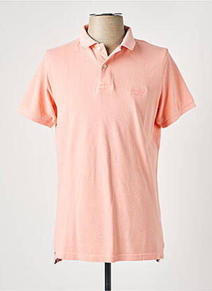 Polo rose SUPERDRY homme