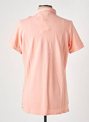 Polo rose SUPERDRY homme