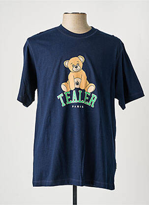 T-shirt bleu TEALER homme