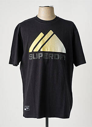 T-shirt noir SUPERDRY homme