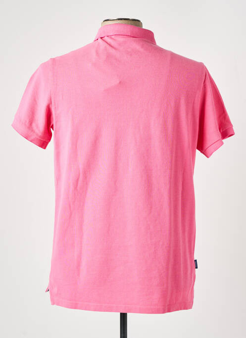Polo rose SUPERDRY pour homme