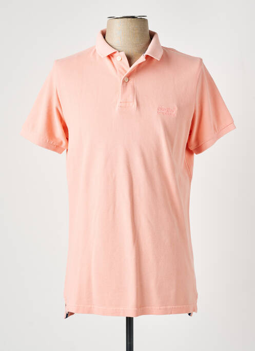 Polo rose SUPERDRY pour homme