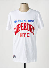 T-shirt blanc SUPERDRY homme