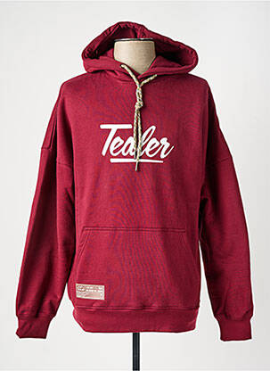 Sweat-shirt rouge TEALER homme