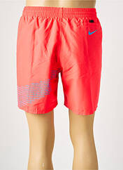 Short de bain rouge NIKE pour homme seconde vue