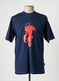T-shirt bleu TEALER homme