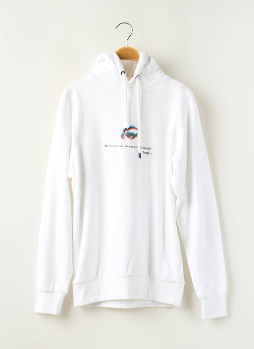 Sweat-shirt blanc TEALER pour homme