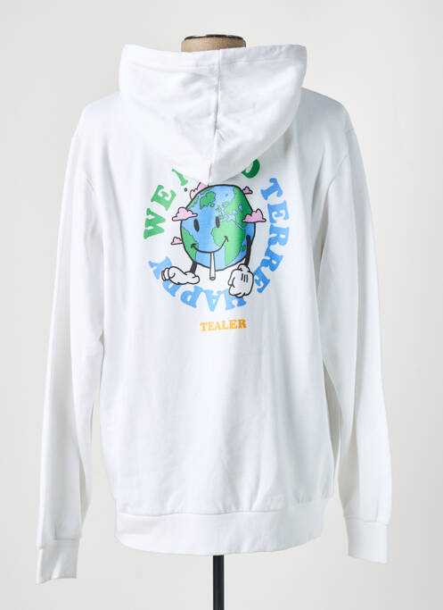 Sweat-shirt blanc TEALER pour homme