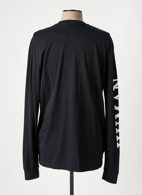 T-shirt noir HUMAN WITH ATTITUDE homme