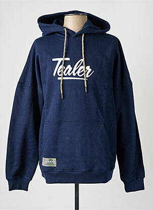 Sweat-shirt bleu TEALER pour homme