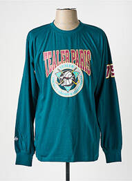 T-shirt bleu TEALER homme