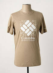 T-shirt beige COLUMBIA pour homme seconde vue