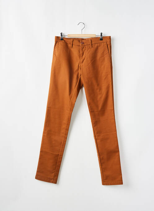 Pantalon slim marron CARHARTT pour homme