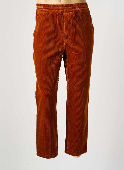 Pantalon droit marron CARHARTT pour homme