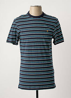 T-shirt bleu FARAH homme