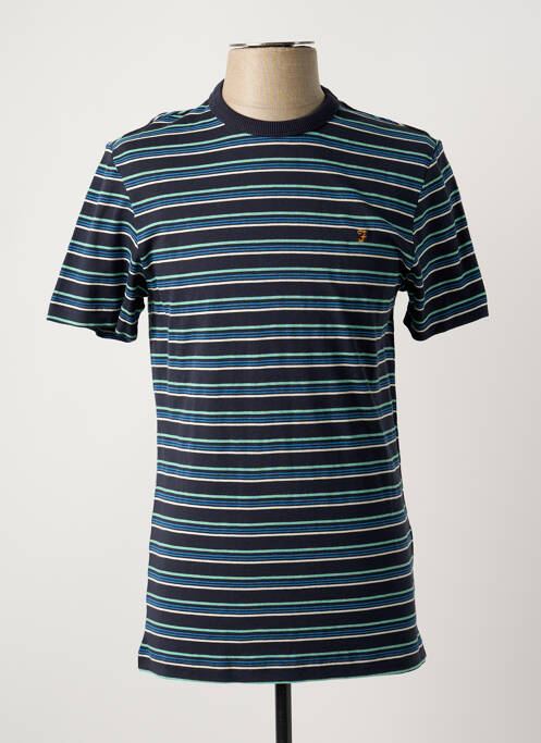 T-shirt bleu FARAH pour homme