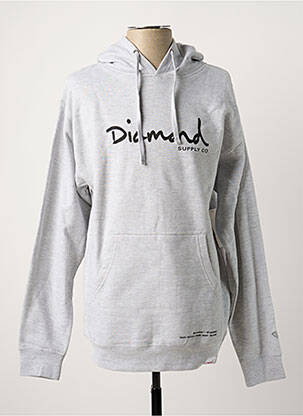 Sweat-shirt gris DIAMOND SUPPLY CO homme