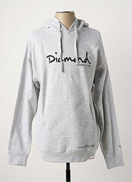 Sweat-shirt gris DIAMOND SUPPLY CO homme