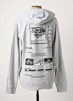 Sweat-shirt gris DIAMOND SUPPLY CO homme