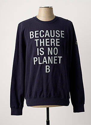 Sweat-shirt bleu ECOALF homme