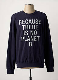 Sweat-shirt bleu ECOALF homme