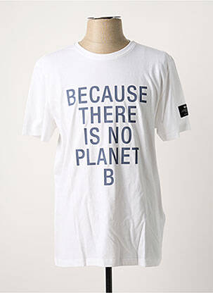 T-shirt blanc ECOALF pour homme